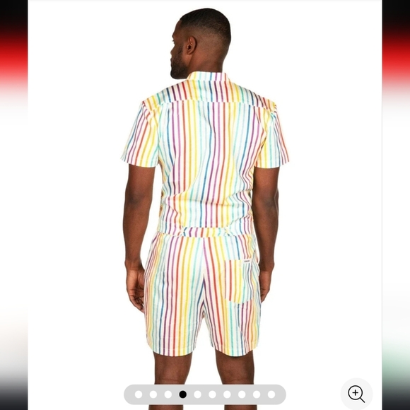 Tipsy Elves, Rainbow ROMPHIM, Multicolor, Size Medium - Picture 3 of 14
